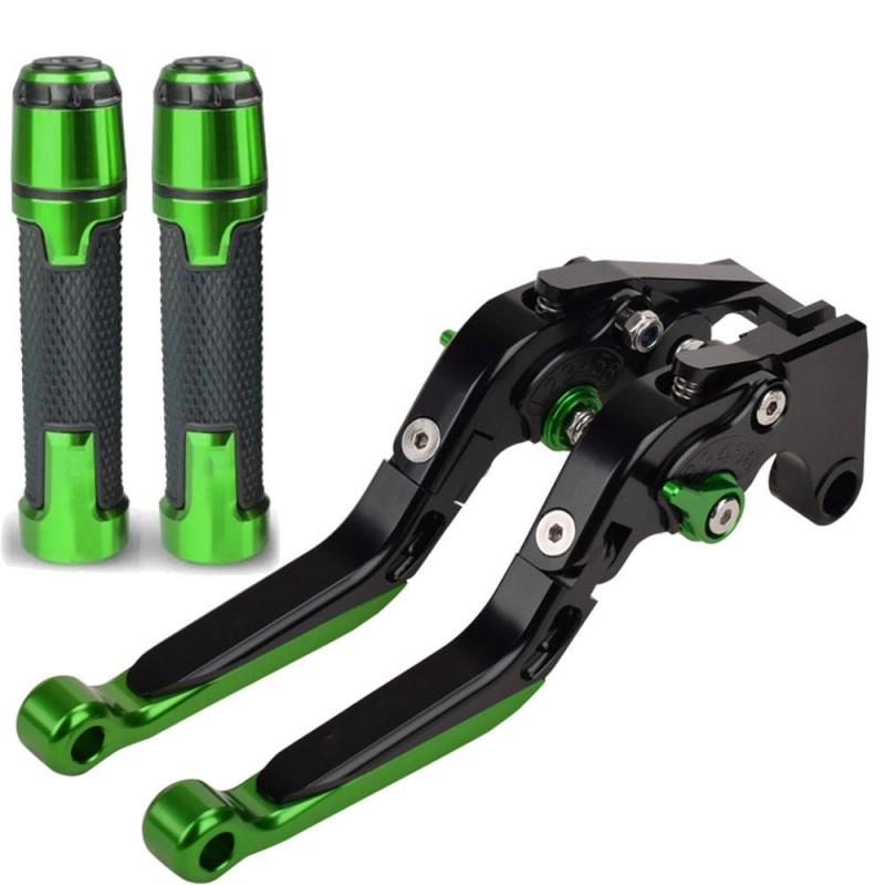 CNC Aluminum Brake Clutch Levers Kawasaki Versys 650 1000 Adjustable Lever Tips Anti-Slip Handlebar Controls