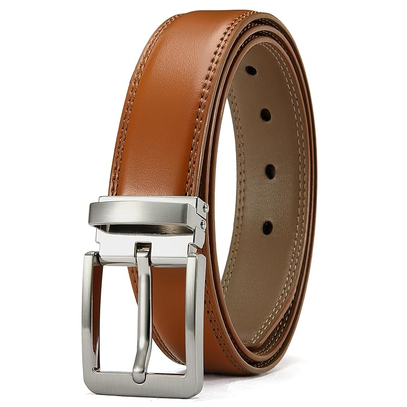 

[CHAOREN] suit belt men s business adjustable length gentleman belt leather fashion casual simple present Width 32mm