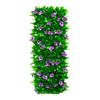 Expandable Artificial Flower Privacy Fence UV Resistant Fake Floral Ivy Screen Wall Panels Indoor Outdoor Garden Faux Greenery Backdrop Decoration