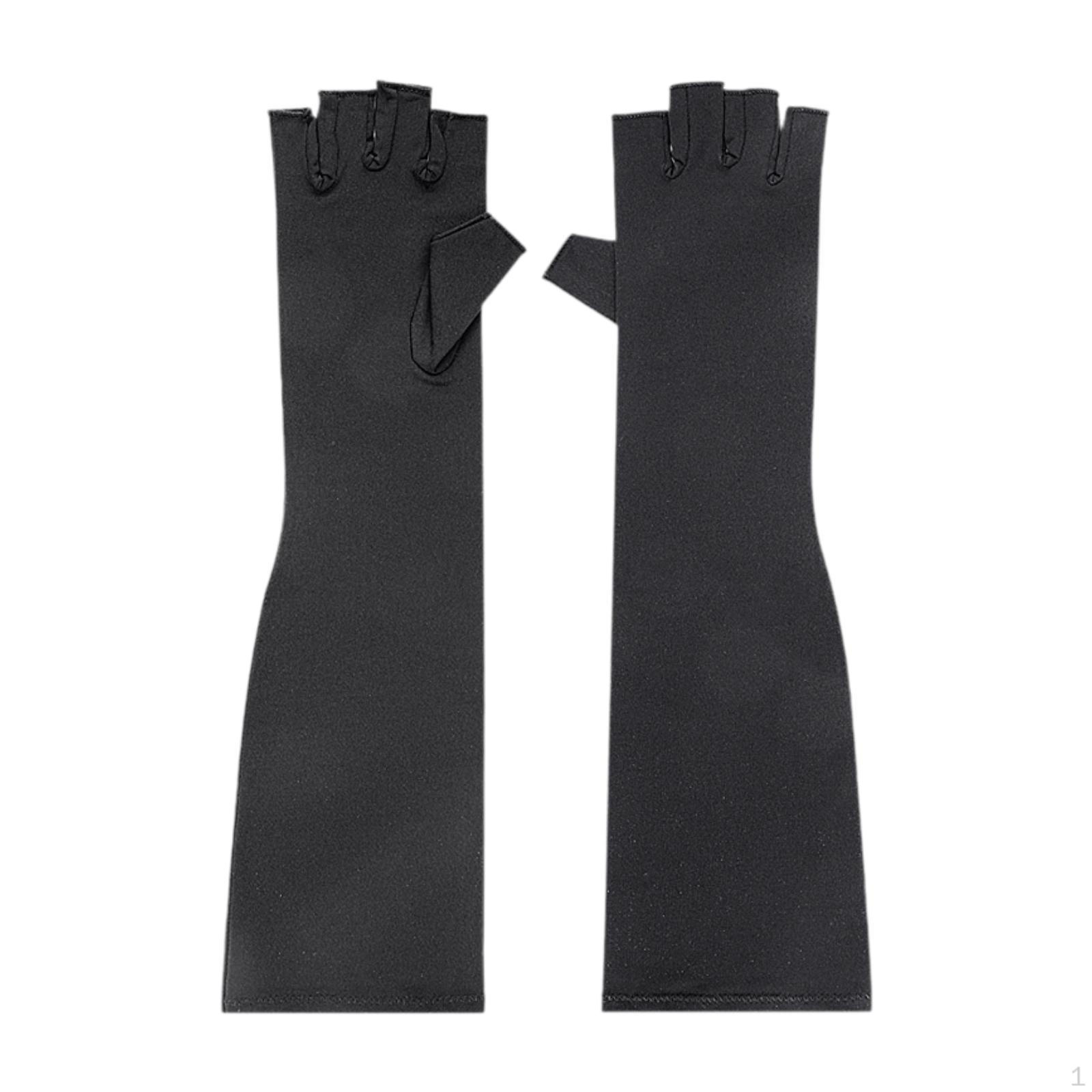 

Длинные компрессионные перчатки для велоспорта, многофункциональные, удобные, спортивные, фитнес-перчатки L 39.5cmx11.5cm