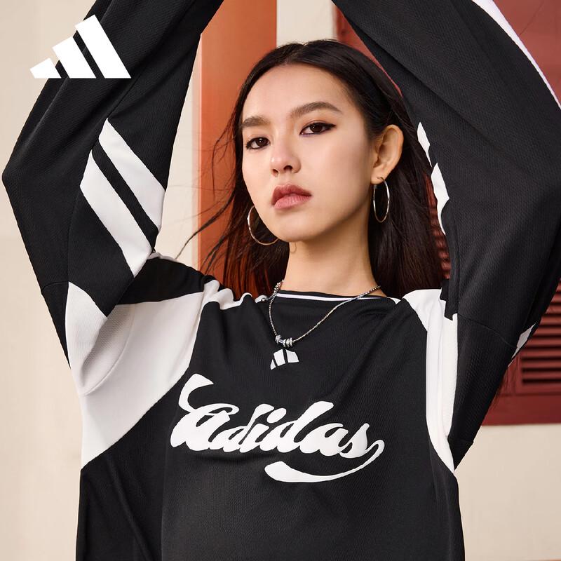 Adidas Women s Sport Style Series Long Sleeve T-Shirt JY7638 L