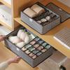 13/17 Compartments Closet Drawer Organizer with Lid Underwear Organizer Wardrobe Use