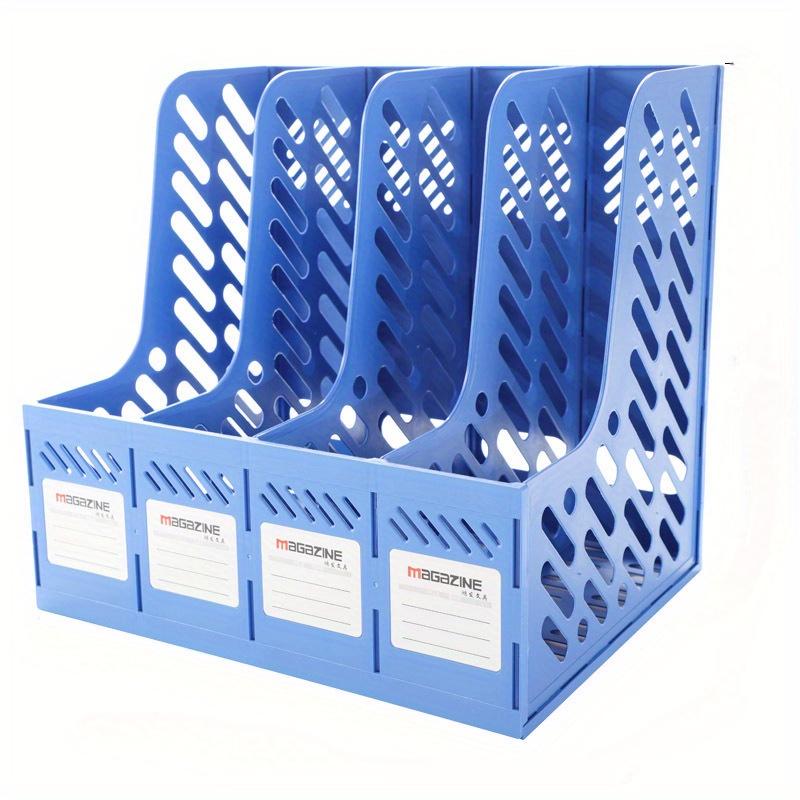 1 шт стеллажи для журналов держатели для файлов органайзеры для писем шкафы для хранения настольные стеллажи подставки 1PCS синий 1166₽