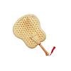 Durable Handmade Large Wheat Straw Palm Fan for Summer Household Use