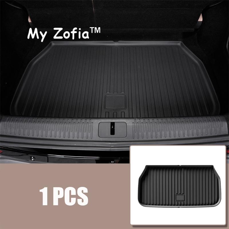 For Xpeng X9 2024 2025 TPE Trunk Mats All Weather Cargo Liner Mat Seat Floor Mats Waterproof Anti-Slip Liner Pads Accessories