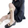 Summer Ultra-thin Transparent Long Socks Stockings Bandage Bow JK Girls Knee Socks Polka Dot Lolita Ruffle Socks Women Stockings