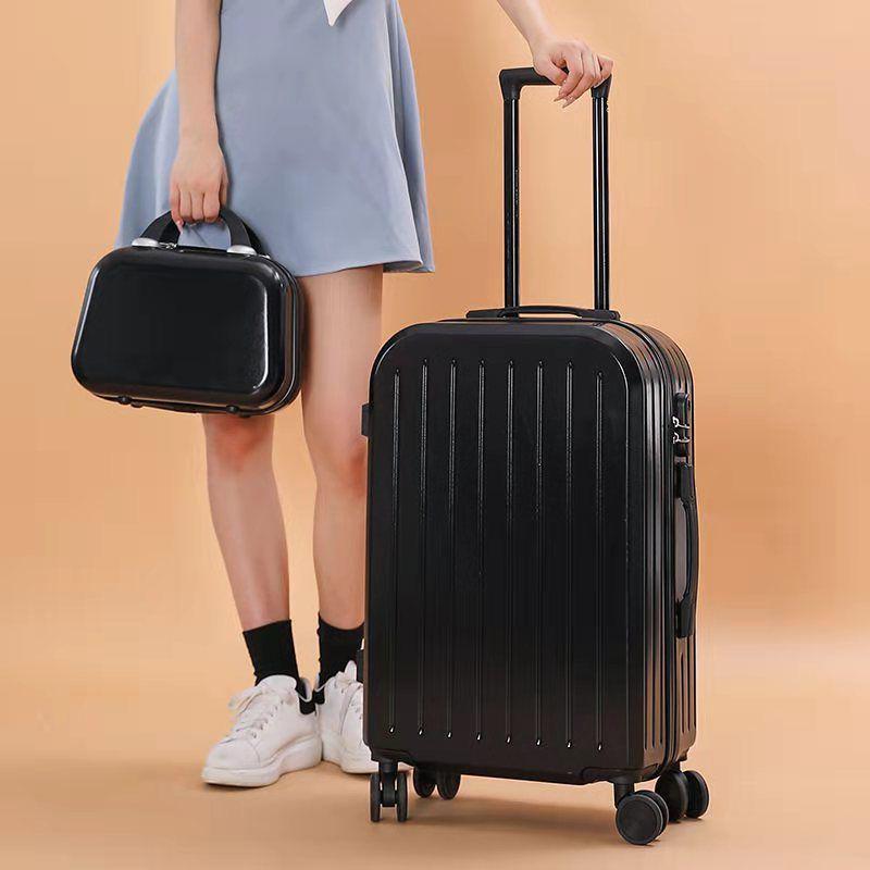 20-Inch Lightweight Spinner Suitcase: Stylish, Compact, with Combination Lock, Unisex Design and High-Quality Wheels for Easy Travel.