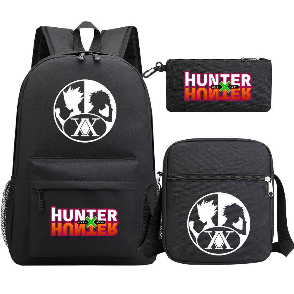 Animation, Full-Time Hunter, Young Students, School Bags, Men'S And Women'S Leisure Travel, Backpacks, Trendy Computer Bags