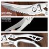 Stainless Steel Kitchen Utility Butcher Cutting Paring Kitchen Scissors Multipurpose Knife Household Kitchen Knife Boning Meat Cleaver