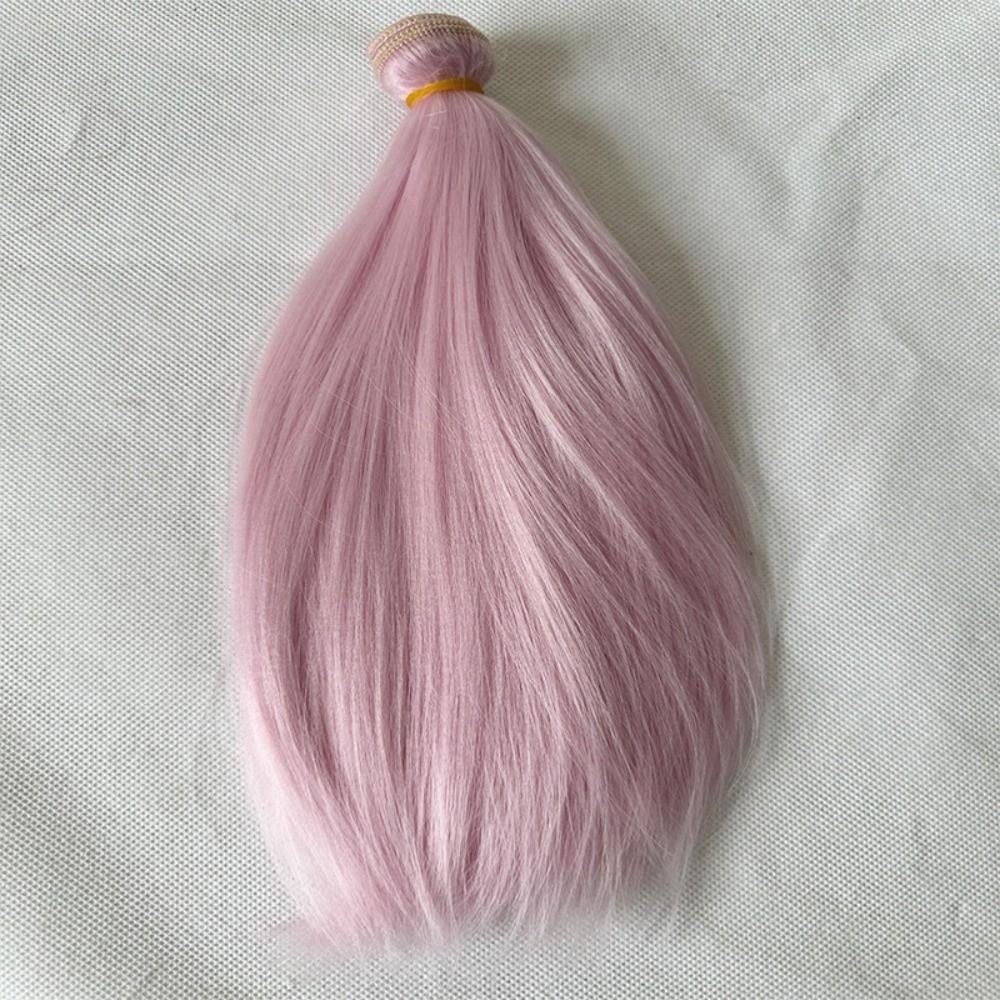 Milk Soft Silk Straight Doll Wig Doll Synthetic Hair Wig For 1/3 1/4 1/6 BJD Doll