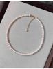 High-Gloss Mother-of-Pearl Necklace: Women's Exquisite, Durable, Strong Light Baby Rice Beads Clavicle Chain