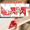 Holzbearbeitungs-Winkelmesser 3D Multi-Winkel-Messlineal Multifunktionales Ingenieur-Winkelmaß für Holzbearbeitung Messwerkzeug