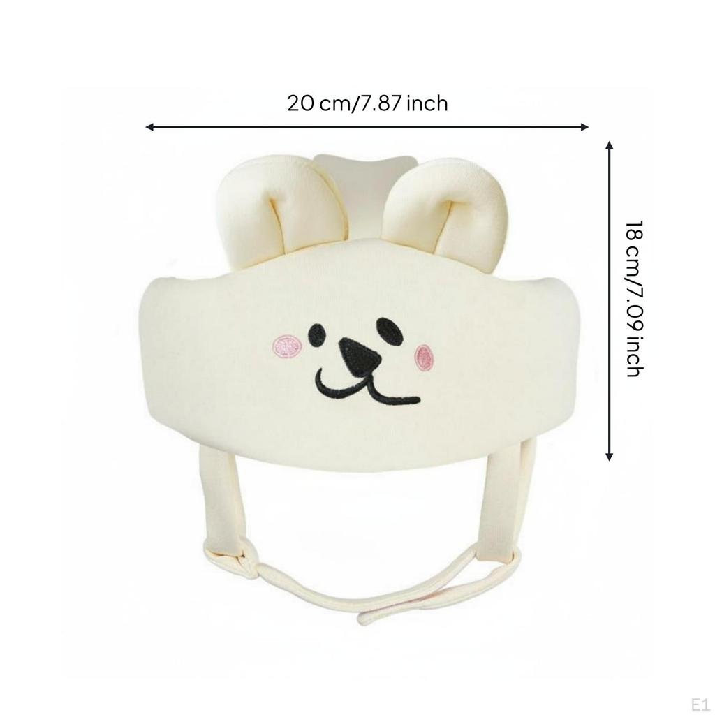 AntiFall Head Hat Adjustable Chin Strap Infant Surrounding Front Young Child for