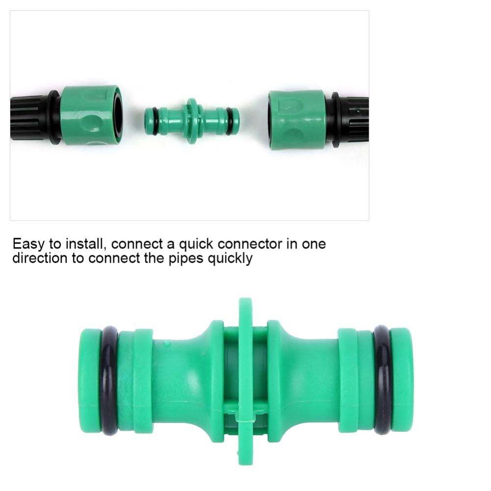 10 PCS PP Pipe Connector Green Quick Connectors Durable Hose Repair Kit  Garden Irrigation