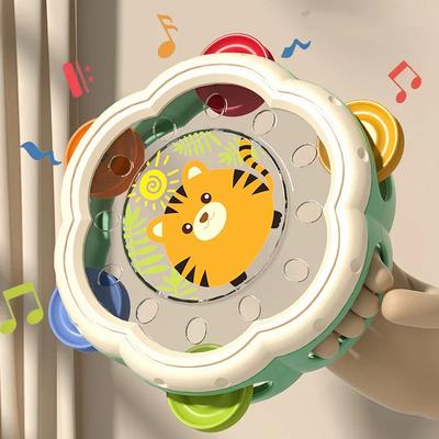 Baby Musikinstrumente Trommelspielzeug Montessori Lernspielzeug für Kleinkinder Baby Frühe Handentwicklung Interaktives Musikspielzeug