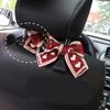Universal Lovely Bowknot Car Hooks Back Vehicle Headrest Organizers Storage Stylish & Practical Accessories ABS Hook