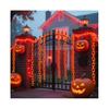 Guirnalda de Luces de Plástico para Halloween con Modos de Iluminación para Decoración Espeluznante, 3 Metros