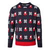 Urban Classics Mens Nicholas Snowflake Christmas Jumper