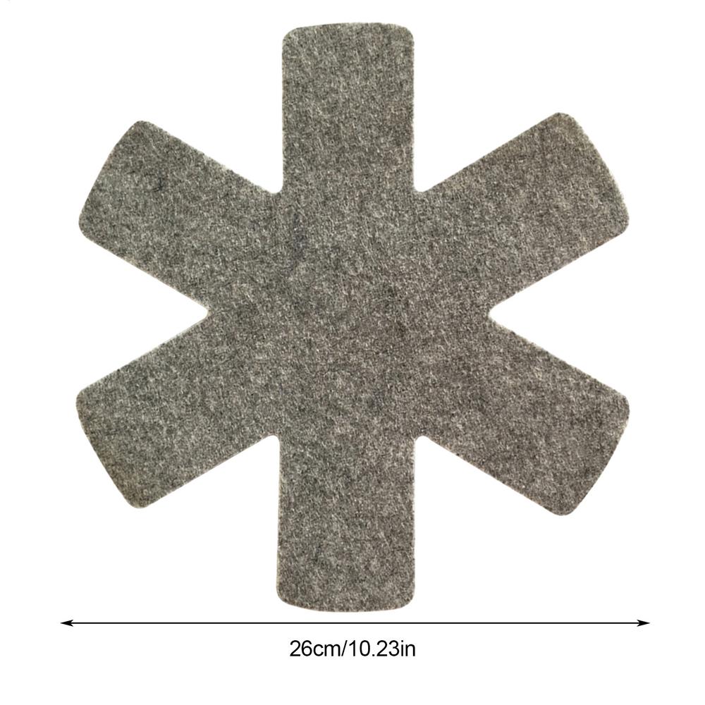 

3pcs Non Woven Heat-resistant Mats Pads Heat-insulating Cloth Pot Non Stick Pon Protective Kitchen Bowls Plates Felt 26CM