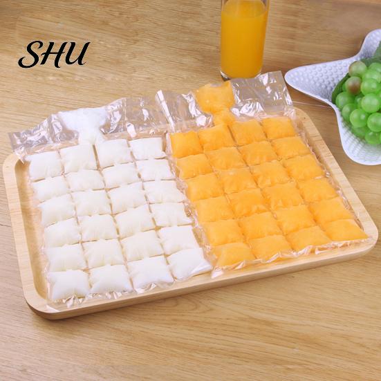 Ice Cube Bags 20Pcs Disposable Self-sealing Easy To Release Leak-proof Making BPA-Free Mold Trays Kitchen Supplies