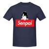 Unisex Senpai Miss Nagatoro T Shirt Vintage Oversized Cotton Crewneck Custom Sleeve Shirts