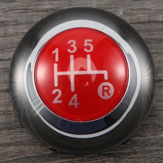 5 Speed Gear Knob Transmission Lever knob Manual for 500 2012-2018