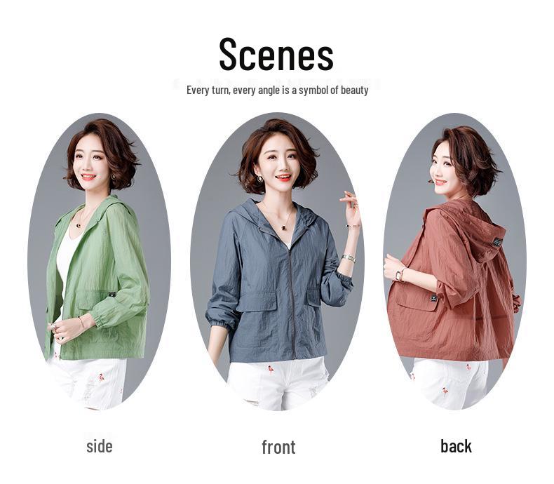 Lightweight Versatile Plus Size Sun Protection Jacket for Summer