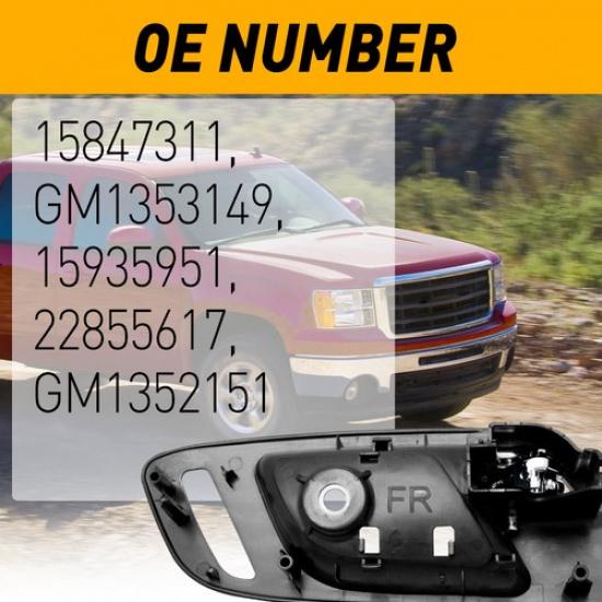 For Chevy Avalanche Interior Door Handle Front Driver Passenger Side 2007-2013 H