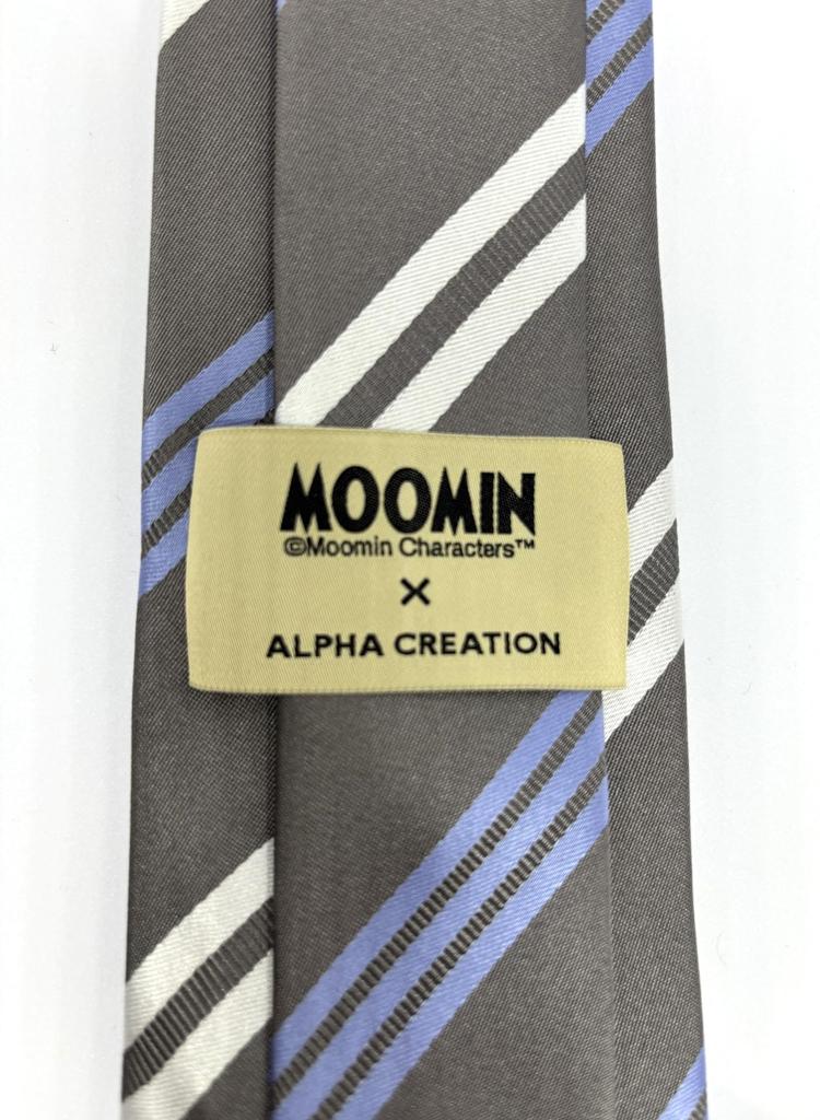 [Alpha Creation] [MOOMIN Moomin Hattifatteners Gray Tie Character Men's Women's Gift 05395-3609-02]