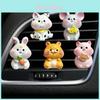 New Zodiac Animal Car Air Vent Decor Clip Rat Tiger Rabbit Vehicle Air Conditioning Vent Personalized Clip