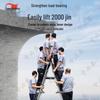 Heavy-Duty Stainless Steel Foldable Multi-Purpose Ladder