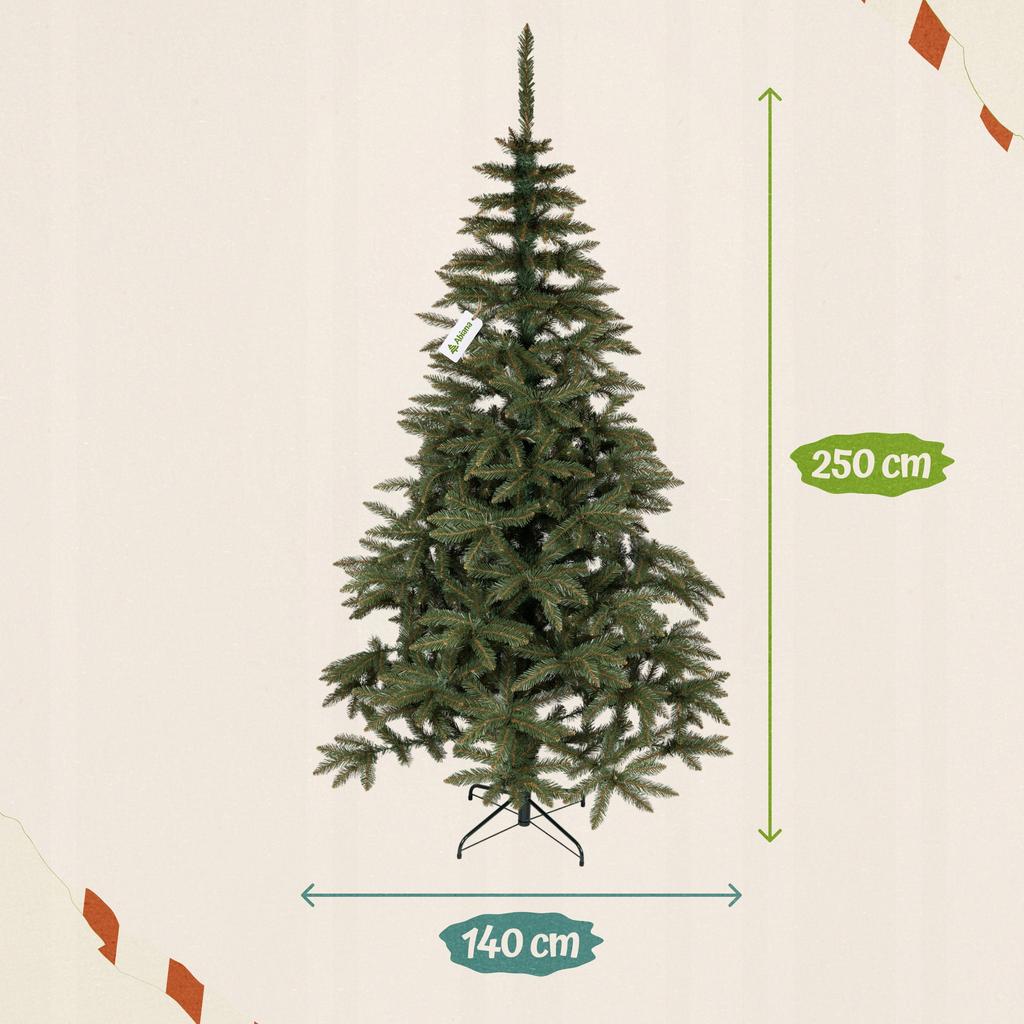 Artificial Christmas Tree Like A Life Caucasian Spruce 250 Dense + Stand