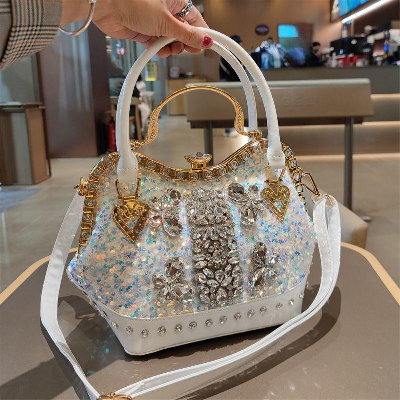 Handbag Fashion Temperament Women's Bag Sequins Inlaid with Diamonds New Light Luxury