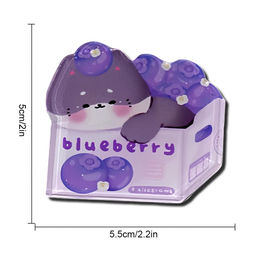 Creative Cartoon Fridge Magnets Animal Fruits Acrylic Magnetism Refrigerator Magnet for Kitchen and Office Whiteboards