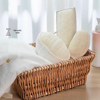 Cepillo exfoliante de lufa para la espalda: Toalla de Baño Fuerte y Sin Dolor para Eliminar Barro para Hombres y Mujeres