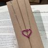 Sweet isn't the style, high-end design, love, geometric necklace, holiday gift for girlfriend