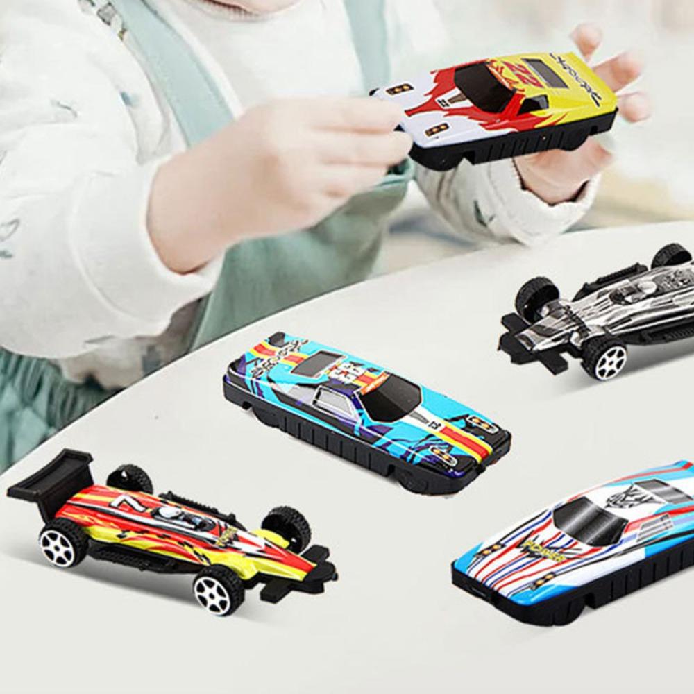 Piccolo set di giocattoli per auto in lega, modello di auto in metallo scorrevole, simulazione di auto a retrocarica, mini modello da corsa, giocattolo per bambini, regalo di compleanno (32pcs)