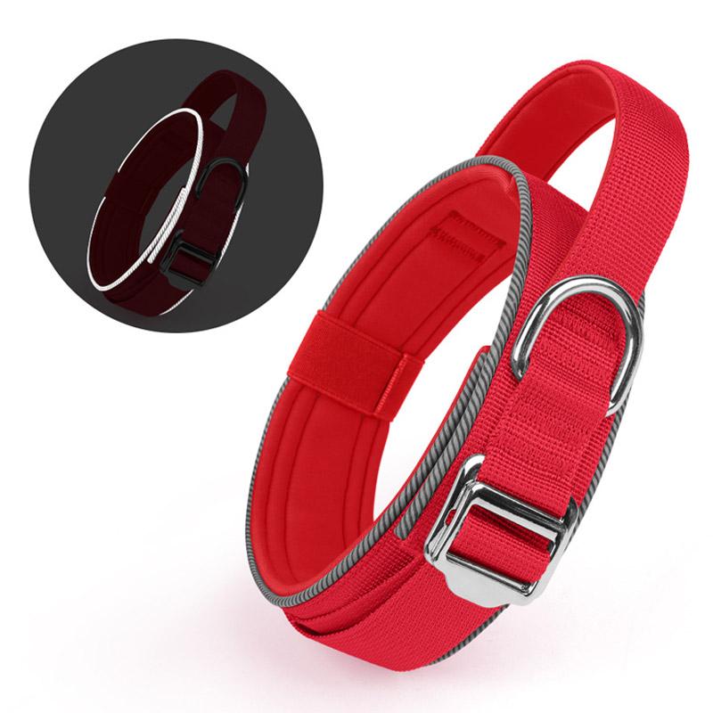 

Pet Products Outdoor Tactical Dog Collar Breathability Adjustable Military Medium Large Dog German Shepherd Training Accessories M