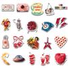 20-Piece Retro American Style Magnetic Stickers for Decor and DIY