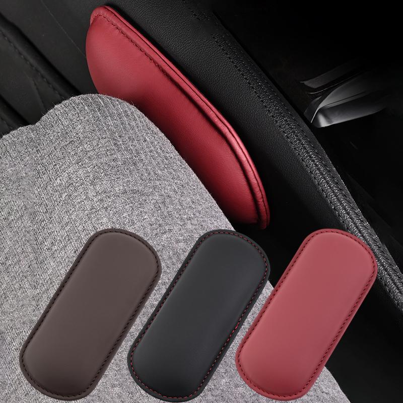 2PCS Car Armrest Pad Memory Foam PU Leather Cushion for Door Elbow Rest Universal Auto Interior Comfort Accessory