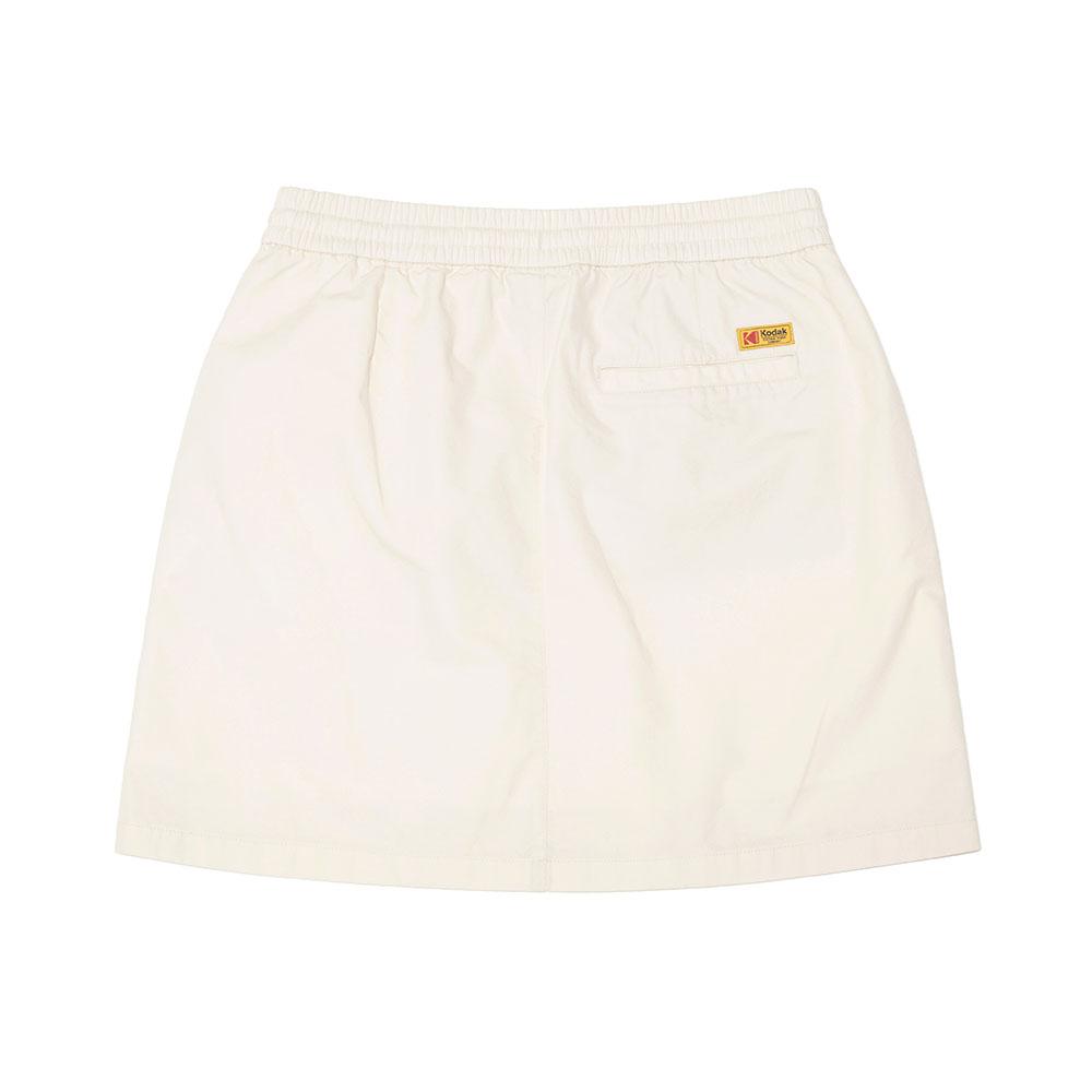 KODAK Mailer Garment Washed Skirt Women'S Vory