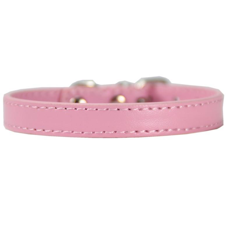Hot Sale PU Leather Neck Warmer Collar for Small Pets