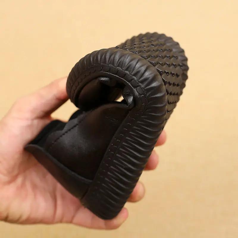 Soft Mother Faux Leather Shoes for Women Spring Summer Cozy Loafer New Oxford Flats Ladies Nurse Slip On Shoes