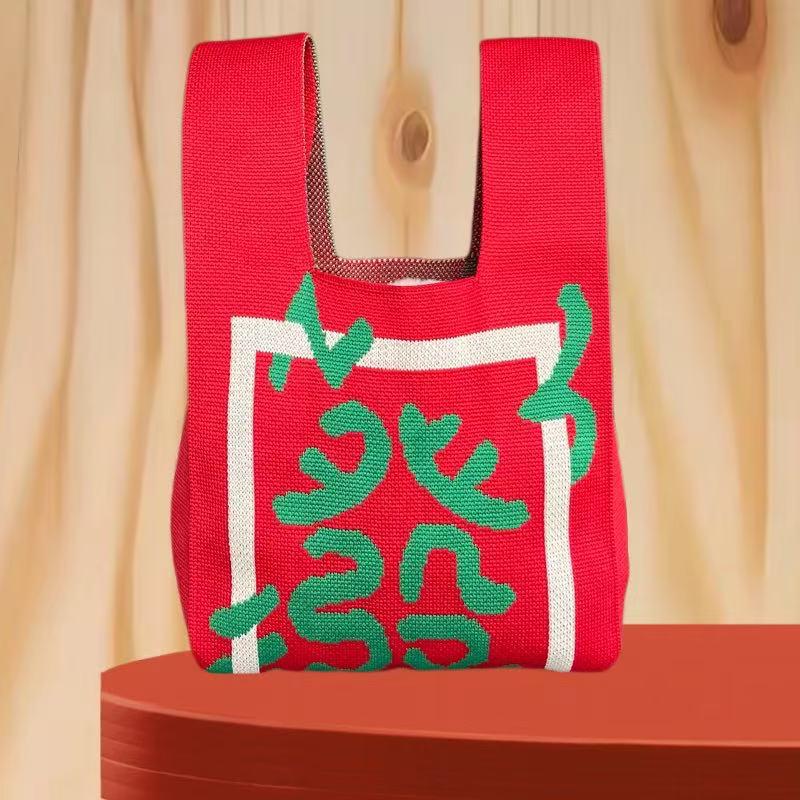Pletená dárková taška se suvenýrem Rok koně