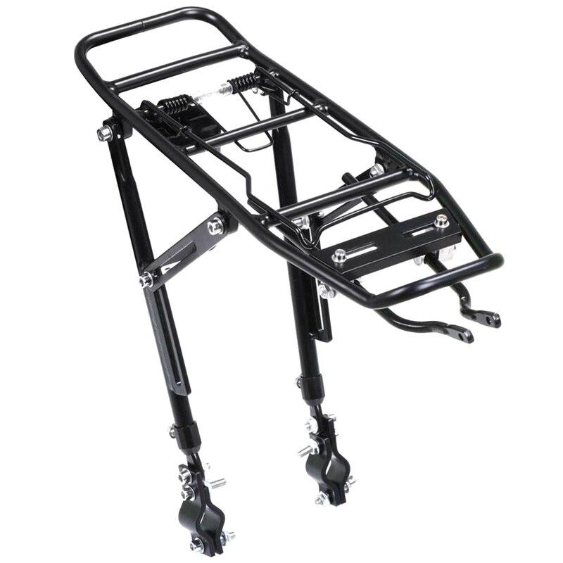 1PC Alloy Rear Bicycle  Rack Carrier Bag Luggage Cycle Mountain Bike Black