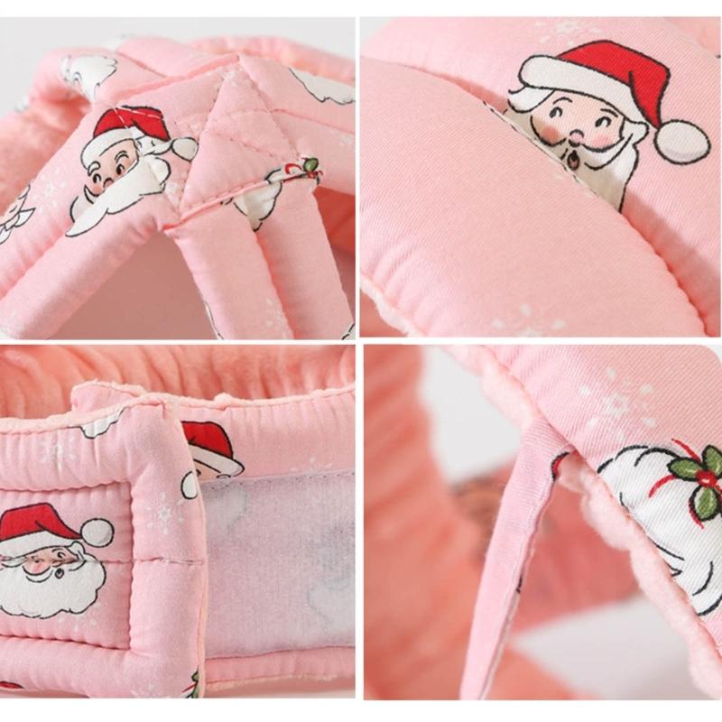 Cute Baby Safety Cap Toddler Walking Safety Hat Baby Anti-Impact Helmet Cotton Cap Protects Babies from Accidental Fall