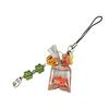 Charming Koi Fish Phone Dangle Eye Catching Koi Fish Phone Chain with Acrylic Beads Stylish Phone Strap Lanyard