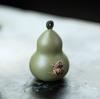 Yixing Zisha Water Spraying Frog Gourd Tea Pet Vintage Tea Sculpture Tea Figurine Play Toys Tea Statue Ornaments Supplies Craft
