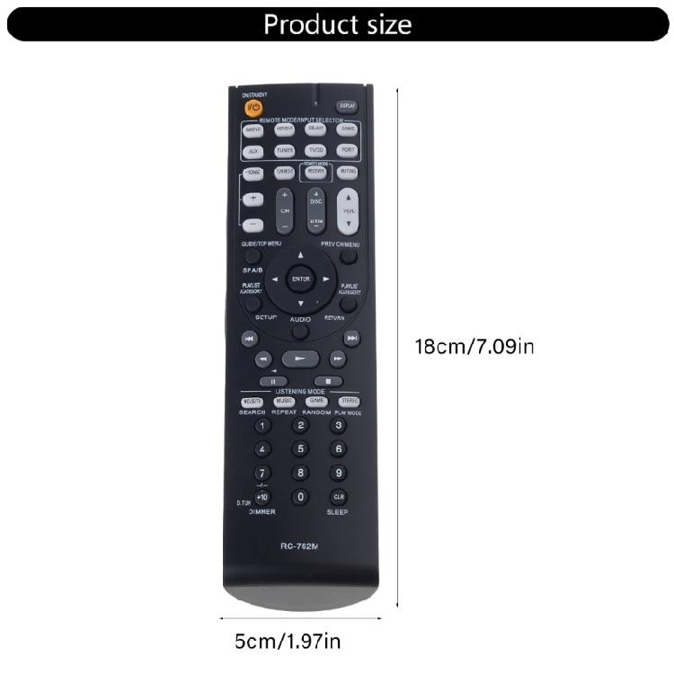 RC762M Remote Control for HTR290 HTR380 HTR390 HTR538 TXSR308 HTS3400 HTRC230 Controlling Video Equipment Effortlessly