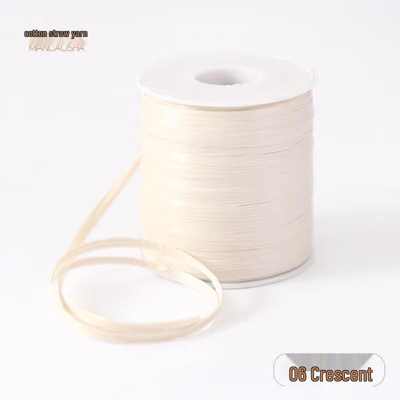 Raffia Baumwollgarn: Sommer handgefertigt DIY Strohhut & Häkeltasche Material